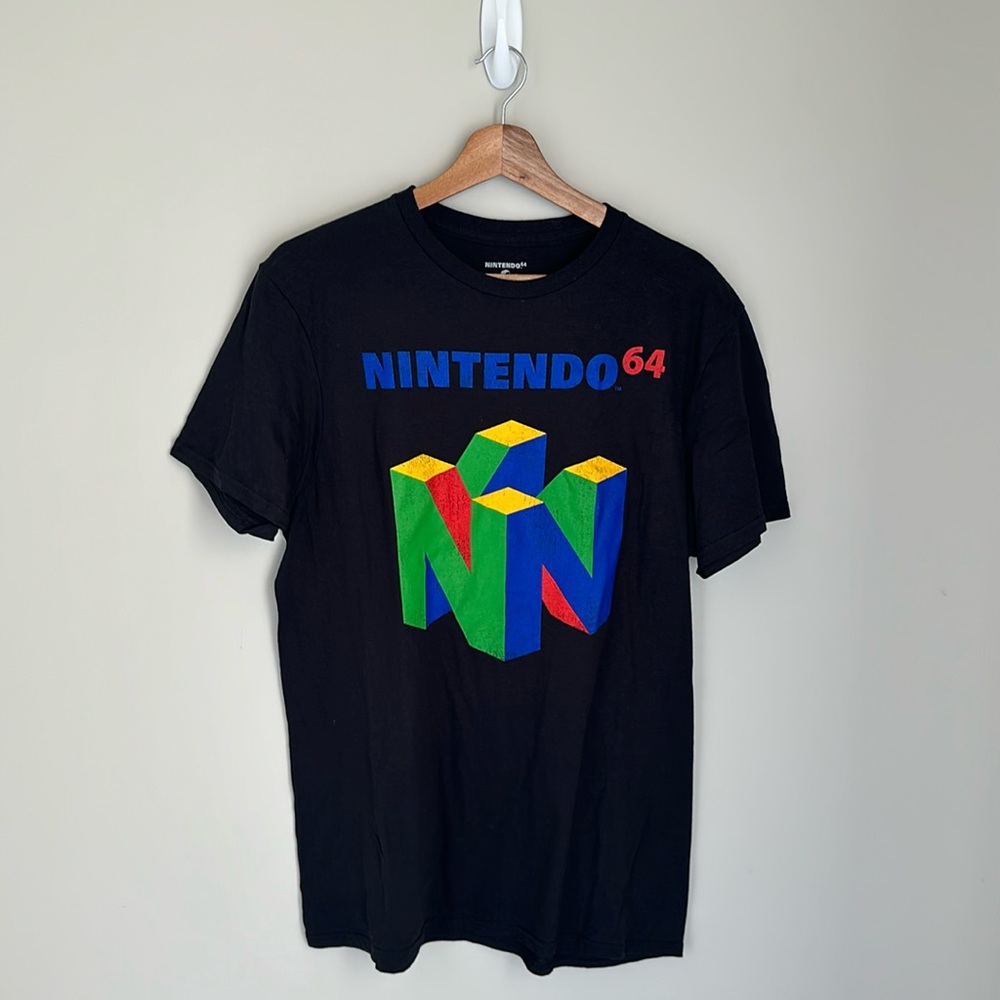 Nintendo 64 black tee